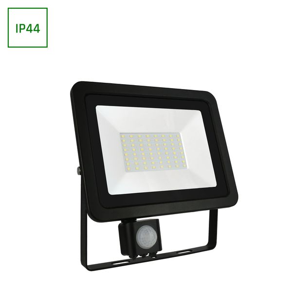 NOCTIS LUX 2 SMD 230V 50W IP44 WW black with sensor image 1