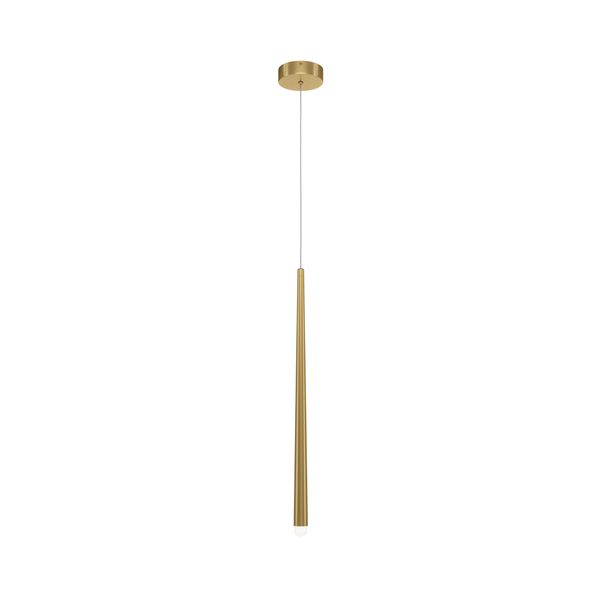 Modern Cascade Pendant lamp Brass image 1