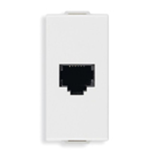 Phone jack RJ12 6/6 white image 1