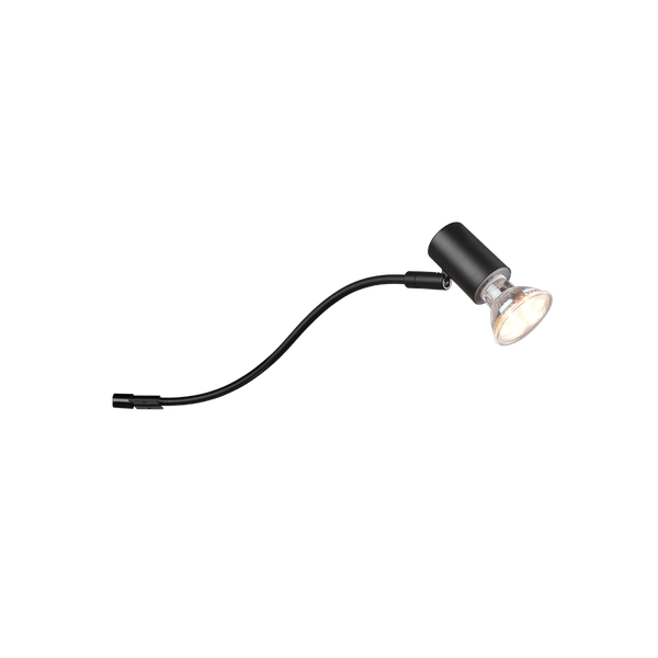 Giada H2O wall lamp 1-pc GU10 matt black image 1