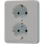 Schuko-socket 2-gang CD5020NGR thumbnail 1