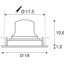 NUMINOS XL DL 37,4W 3400lm 2700K 55ø 1050mA LED black/chrome thumbnail 2