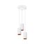 CHLOE GU10 x3 IP20  pendant lamp white golden round base thumbnail 3