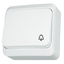 PRIMA - 1pole pushbutton - 10A, bell symbol, white thumbnail 4