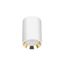 CHLOE MINI P20 round, body white, ring gold, edge white thumbnail 11