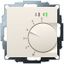 UP room controller, RAL1013 matt 55x55, 5-30C, AC 230V, triac output, switchable 5 actuators each 3W, change-over input, TA 3.5K, LED displays thumbnail 2