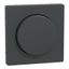 Central plate with rotary knob, anthracite, System Design thumbnail 3