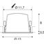 NUMINOS L DL 25,4W 2150lm 2700K 40ø 700mA LED black/chrome thumbnail 2