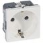 Antibacterial socket outlet Mosaic - German standar - 2P+E - 2 modules thumbnail 2