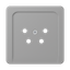 Center plate f. telephone socket Ericson CD561TFGR thumbnail 1