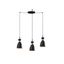 RETRO BLACK AND COPPER PENDANT LAMP 1xE14 20W 3L thumbnail 1