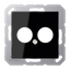 Centre plate f.Hifi socket A562-2BFSW thumbnail 1