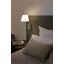 ETERNA CHROME WALL LAMP E27 15W WHITE LAMPSHADE thumbnail 2