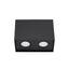 CHLOE DUO 2XGU10 IP20 rectangle black regulated eye thumbnail 7