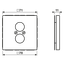 Centre plate for 2 loudsp. or BNC socket AL2962-2 thumbnail 2