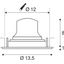 NUMINOS M DL 17,5W 1460lm 2700K 55ø 500mA LED black thumbnail 2