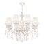 Elegant Grace Chandelier White with Gold thumbnail 1