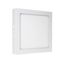 ALGINE  ECO LED SQUARE  230V 12W IP20  WW CEILING PANEL white frame SURFACE thumbnail 14