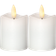 LED Pillar Candle 2P Flamme thumbnail 1