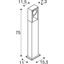 ESKINA 75 FRAME 15W 3000/4000K 230V LED IP65 anthracite thumbnail 2