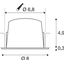 NUMINOS S DL 8,6W 750lm 4000K 55ø 250mA LED white/chrom thumbnail 2