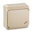 PRIMA - 1pole 2way switch - 10AX, beige thumbnail 2