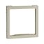 Central plate for emergency light insert, white, glossy, System M thumbnail 3