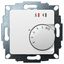 UP room controller, RAL9016 glossy 50x50, 5-30C, AC 230V, 16 A relay output 1 NO contact, PWM / 2 point control, switch, TA, LED displays thumbnail 2