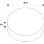 Numinos© XS mounting frame, round 160/70mm white thumbnail 2