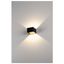 LOGS IN WALL LUMINAIRE, angular, 5W LED, 3000K, black/brass thumbnail 3