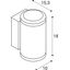 ENOLA OCULUS WL, up/down wall-mounted light anthracite 20W 1880/2120lm 3000/4000K CRI90 100° thumbnail 2