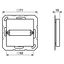 Centre plate for subminiature D-socket A594-125WW thumbnail 4