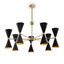 Modern Vesper Pendant Lamp Black with Gold thumbnail 4