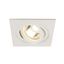 NEW TRIA I GU10 downlight, max. 50W, angular, alu, white thumbnail 1