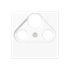 Centre plate for TV-FM-SAT socket A561BFPLSATWW thumbnail 2