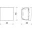 WS-UB SWGR1 Two-way switch  10 A, 250 V thumbnail 2