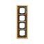 1724-835 Cover Frame Busch-dynasty® polished brass anthracite thumbnail 1