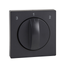 Central plate for fan rotary switch, anthracite, System M thumbnail 4