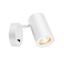 ENOLA_B Wall luminaire, QPAR51, with switch, white, max. 50W thumbnail 1