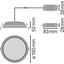 DOWNLIGHT ALU EMERGENCY DN150 14 W 6500 K AT 3H WT thumbnail 2