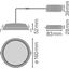 DOWNLIGHT ALU EMERGENCY DN150 14 W 6500 K AT 3H WT thumbnail 11