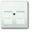 1800-884 CoverPlates (partly incl. Insert) future®, Busch-axcent®, carat® studio white matt thumbnail 1