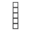 Cover frame 5-gang frame, aluminum thumbnail 3