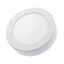 ALGINE  ECO LED ROUND  230V 12W IP20  CW CEILING PANEL white frame SURFACE thumbnail 1