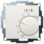 UP room controller, RAL9010 matt 55x55, 5-30C, AC 230V, 16 A relay output 1 NO contact, PWM / 2 point control, switch, TA, LED displays thumbnail 2