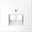 Central plate for RJ45 insert, 2-gang, lotus white, System Design thumbnail 4