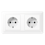 SCHUKO® socket for cable ducts 16 A / 25 AS1522WW thumbnail 1