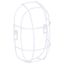 Metal protection grid - for weatherproof bulkhead light 604 77 thumbnail 2