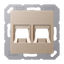 Centre plate for MJ f. 2 sockets A1569-25WECH thumbnail 1