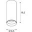 NUMINOS S CL 11W 1020lm 3000K 36ø 230V LED black thumbnail 3